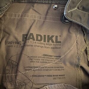 KUHL Radikl Hiking Pants Mens 33x30 Gray Enduro Fabric Gorpcore Outdoor